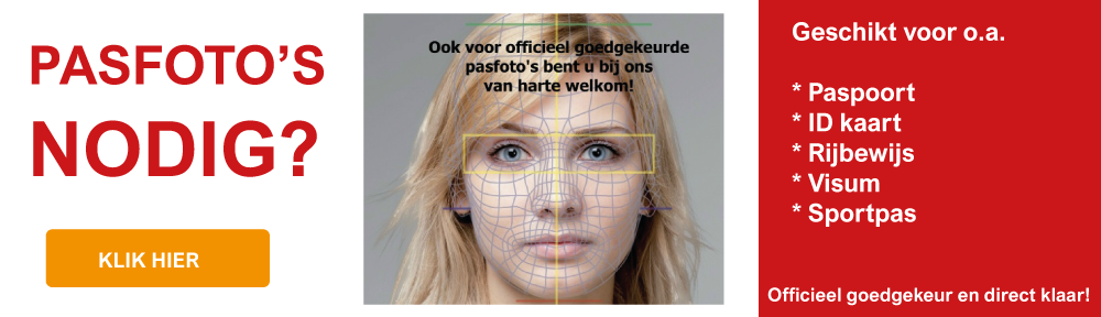 flauw tussen systeem Pasfoto's | Copy 76 Copyshop Groningen